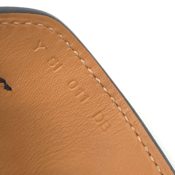 HERMES Horsebit Accessories bangle Bracelet Vo Swift Black/Gold - Picture 7 of 11